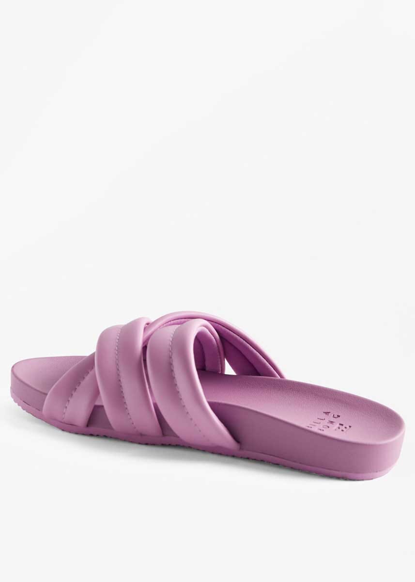 Serena Slide Sandal - Lilac