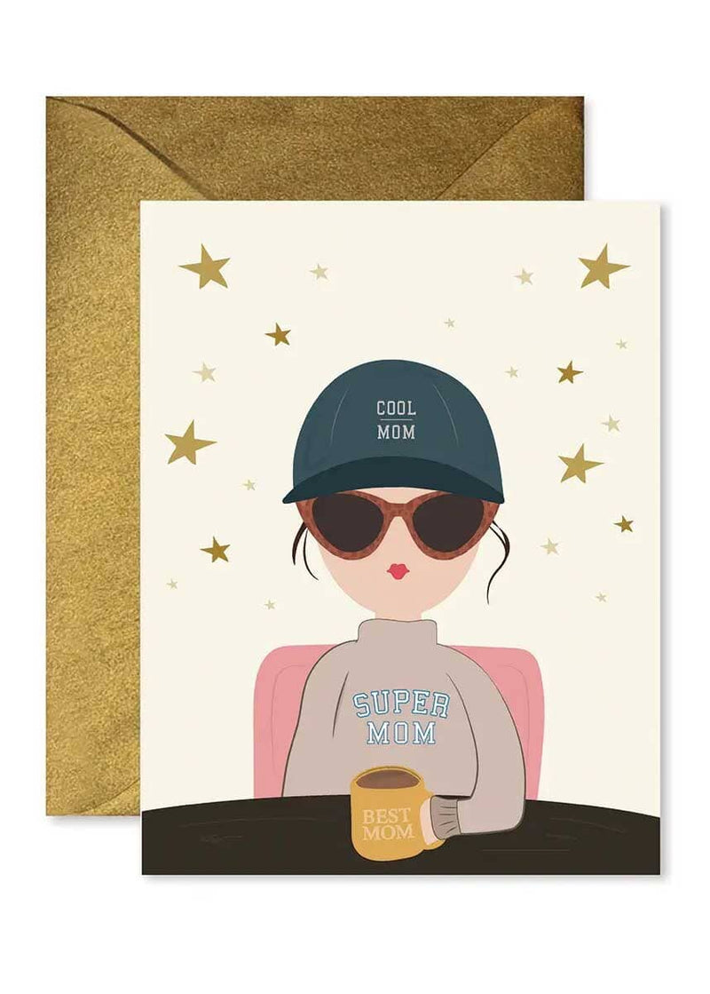 Cool, Super, Best Mom Card