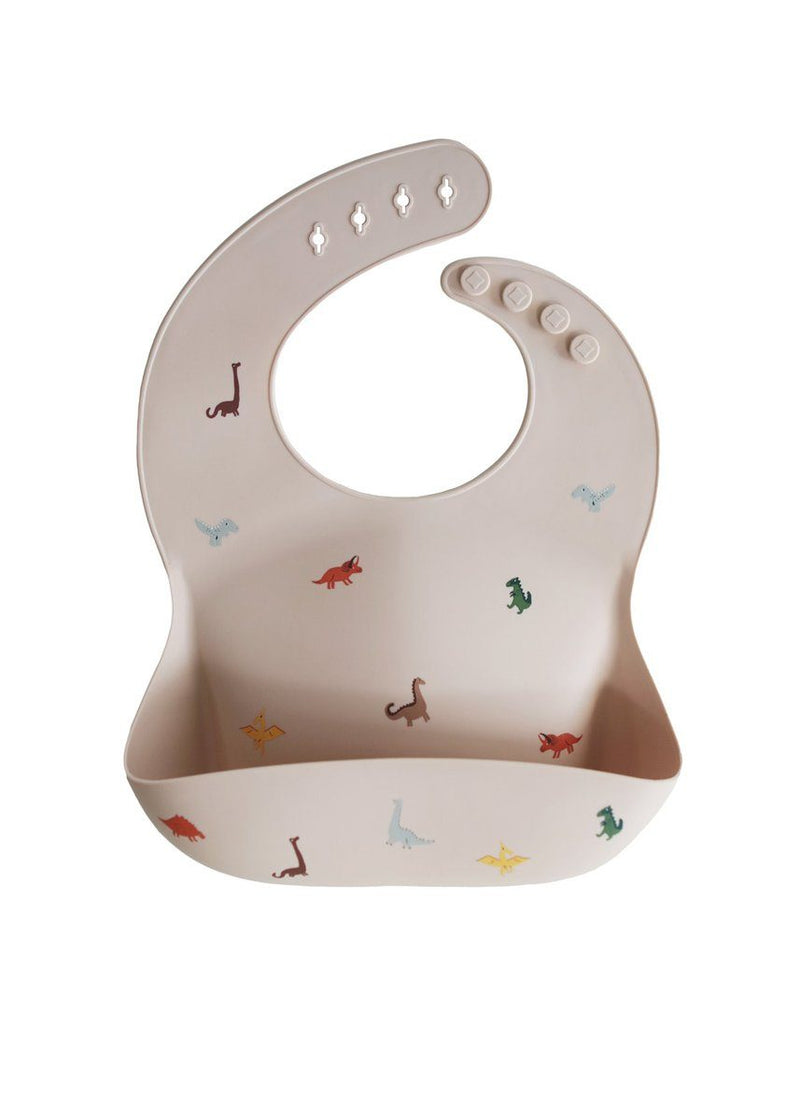 Silicone Baby Bib - Dinosaurs