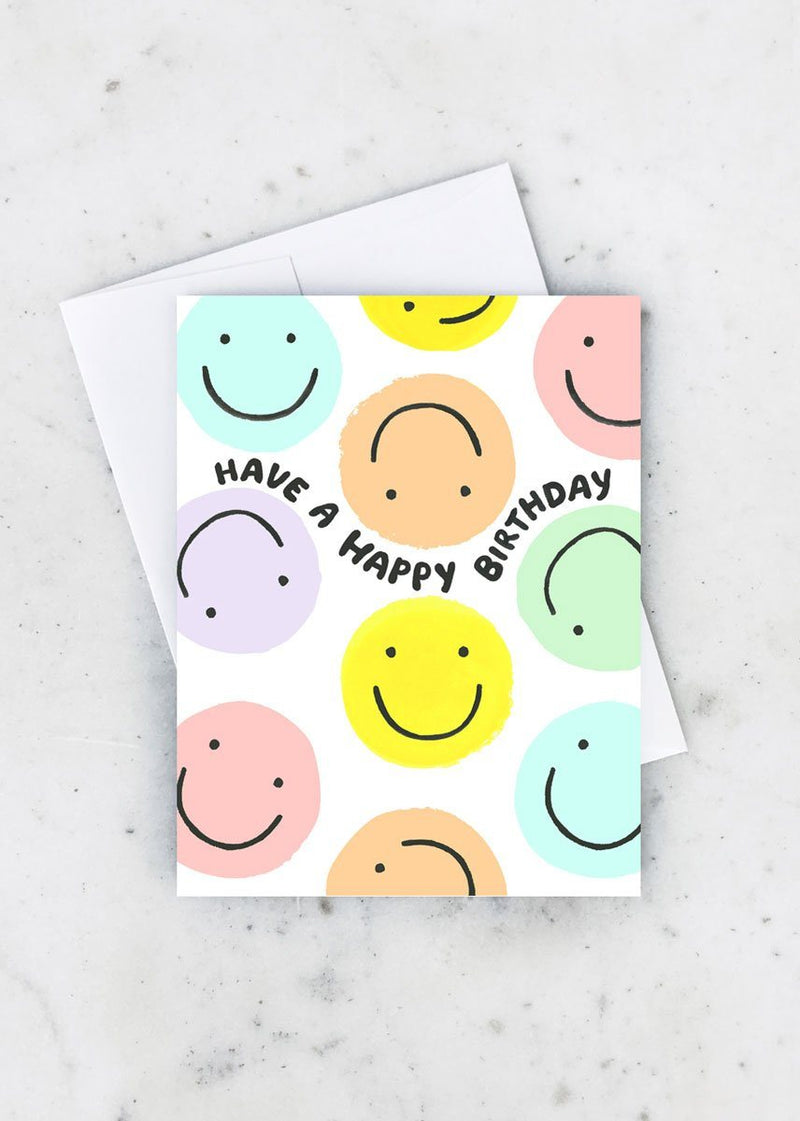 Smiley Birthday Card