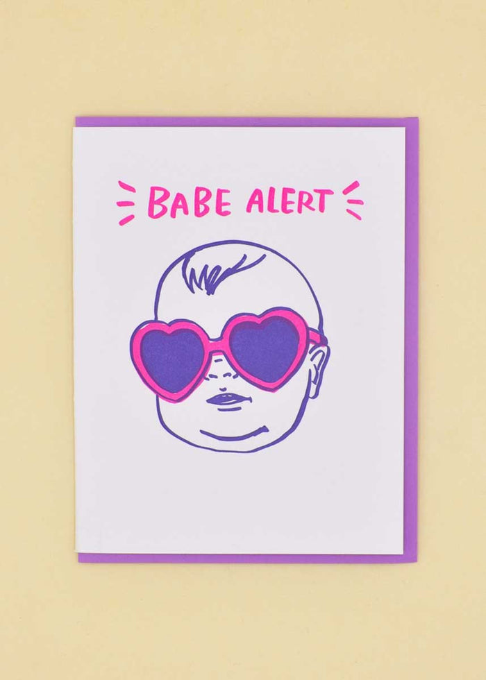 Babe Alert Card