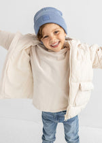 Toddler Mad Hatter Knit Cuff Beanie - Fog