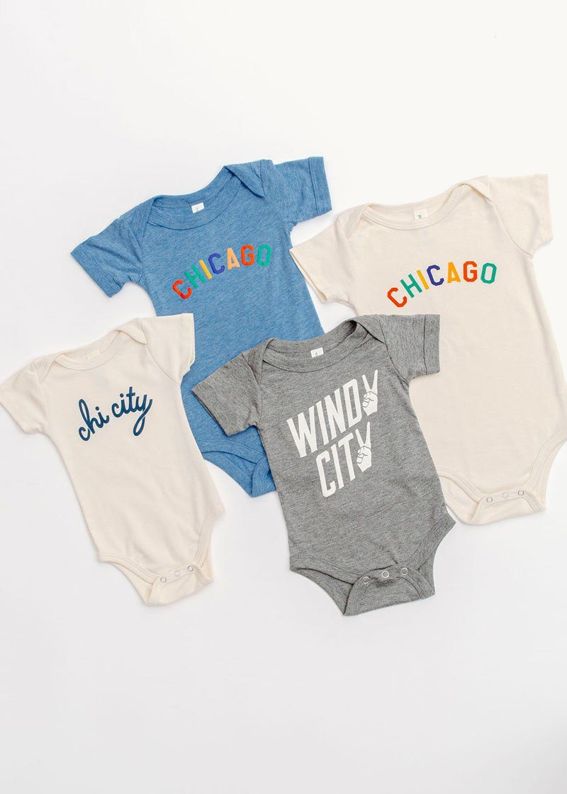 Windy City Grey Onesie