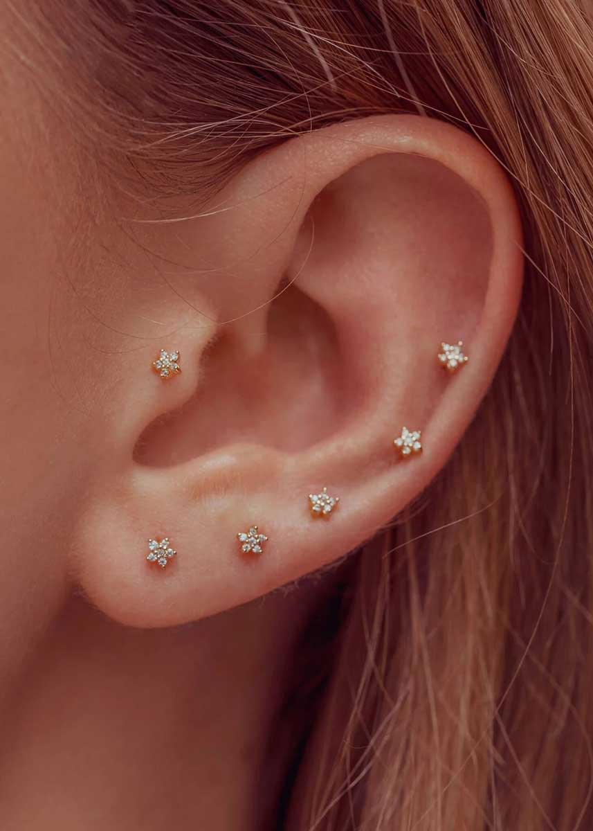 Teeny Tiny Star Studs