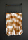 Gingham Muslin Swaddle Blanket