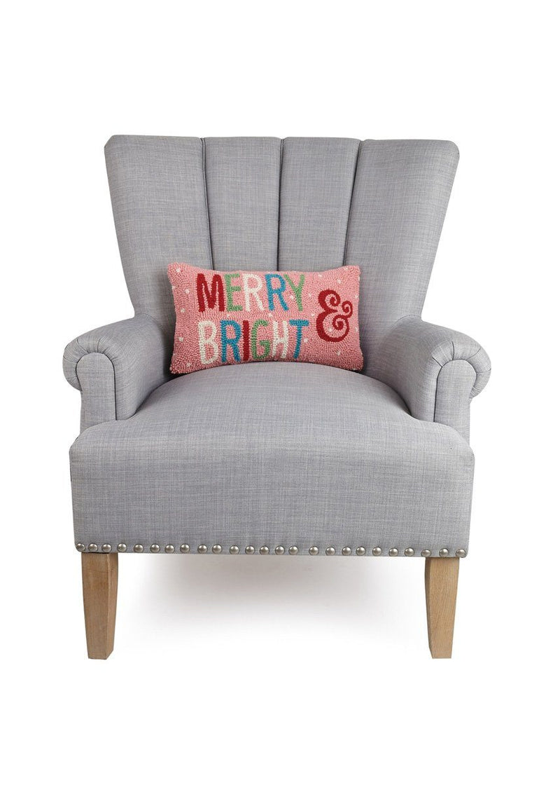 Merry & Bright Hook Pillow