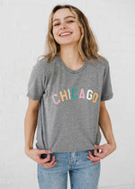 Sweet Home Chicago Tee - Pastel