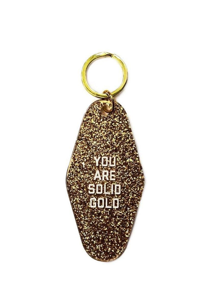 You Are Solid Gold Motel Keytag
